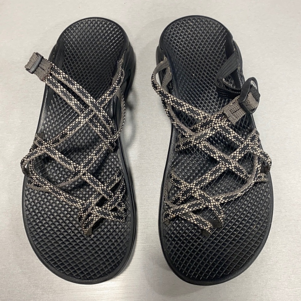 Chaco ZX/2 Classic Sandals Black and Gray